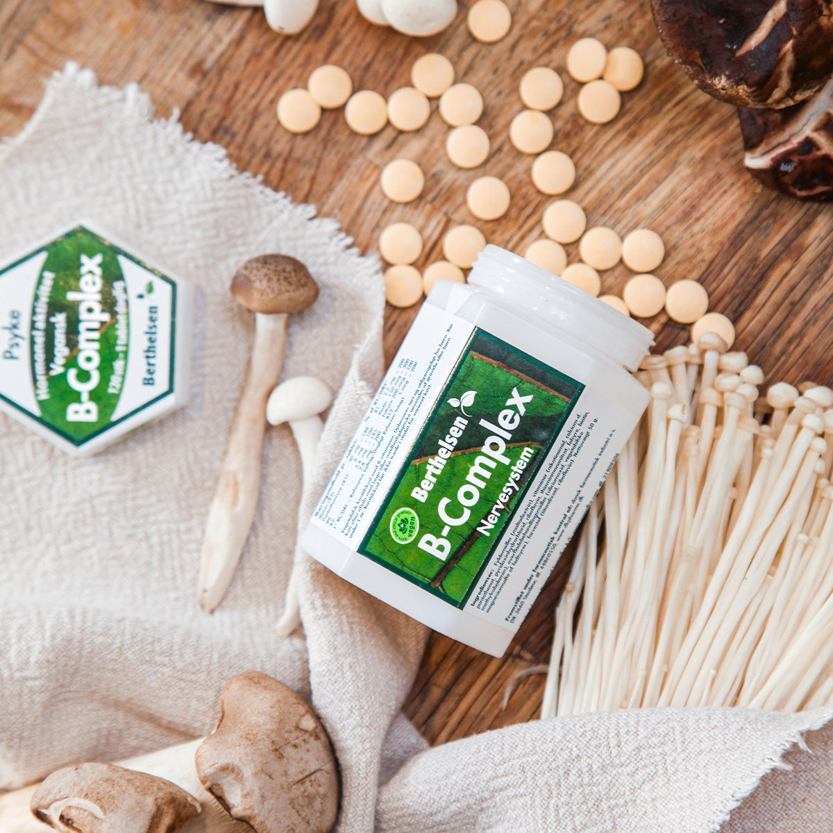 Vegetabilsk B-kompleks fra Berthelsen