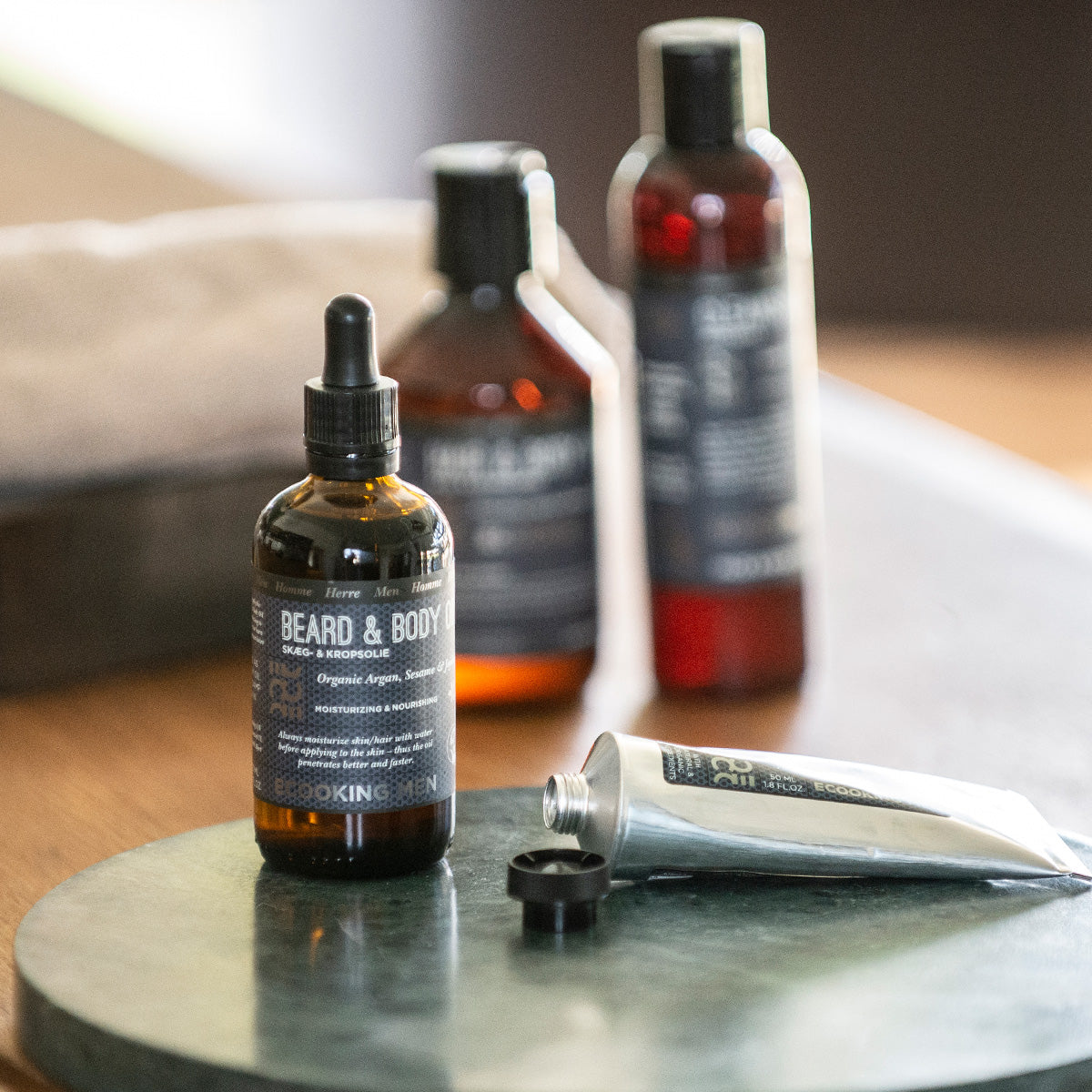 Skjegg- og Kroppsolje Herre fra Ecooking