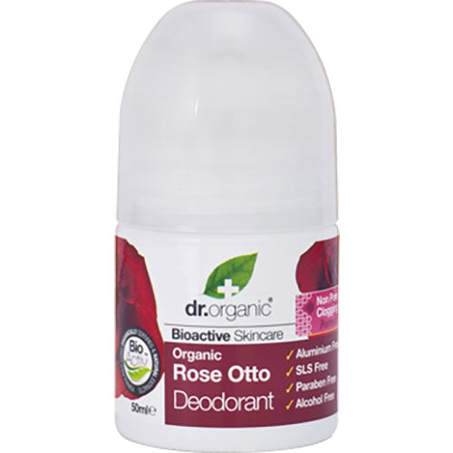 Roll-On Deodorant Rose Otto fra Dr. Organic