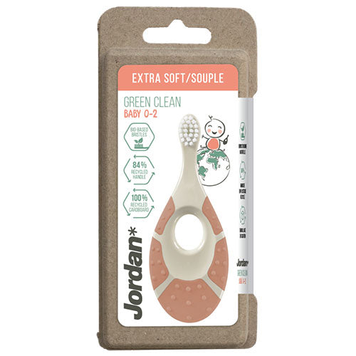 Tannbørste Barn 0-2år Green Clean fra Jordan