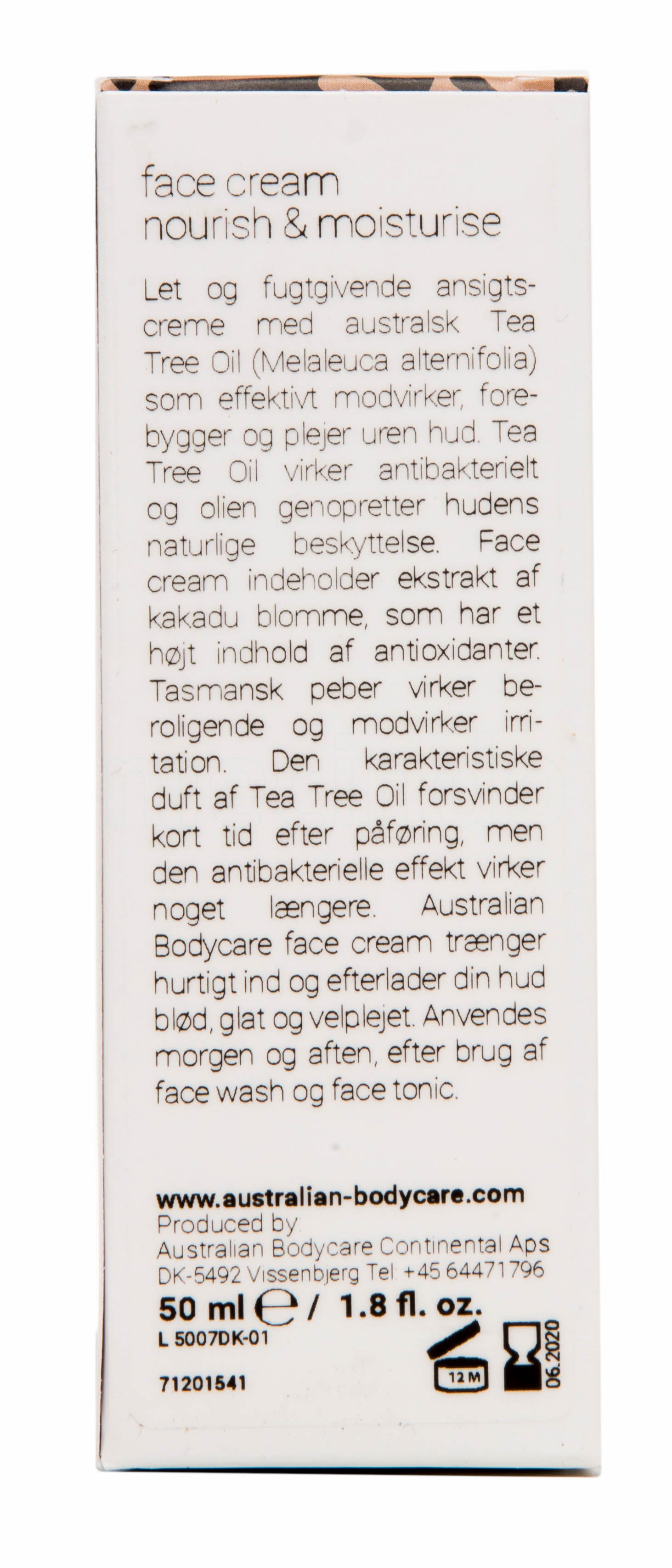Facial Cream 1% Tea Tree Oil fra Australian Bodycare