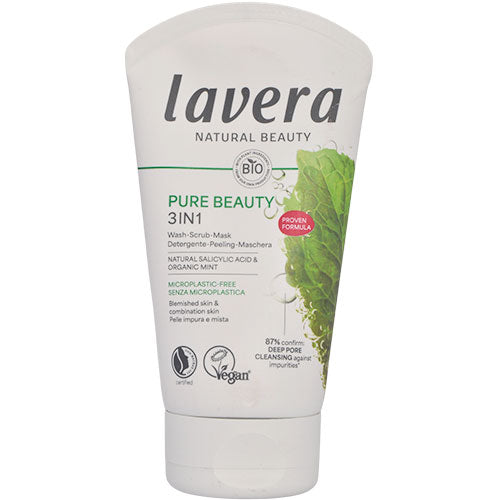 Pure Beauty 3 In 1 Wash-scrub-mask fra lavera