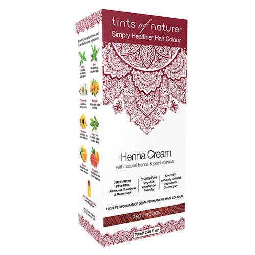 Hårfarve Henna Creme Red fra Tints of nature