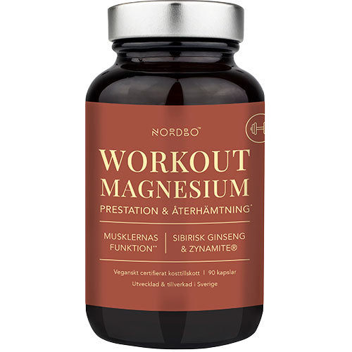NORDBO Workout Magnesium | 90 kapsler fra NORDBO