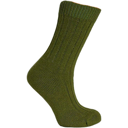 Merinostrømper Lime | Str. 43/46 fra Clemente