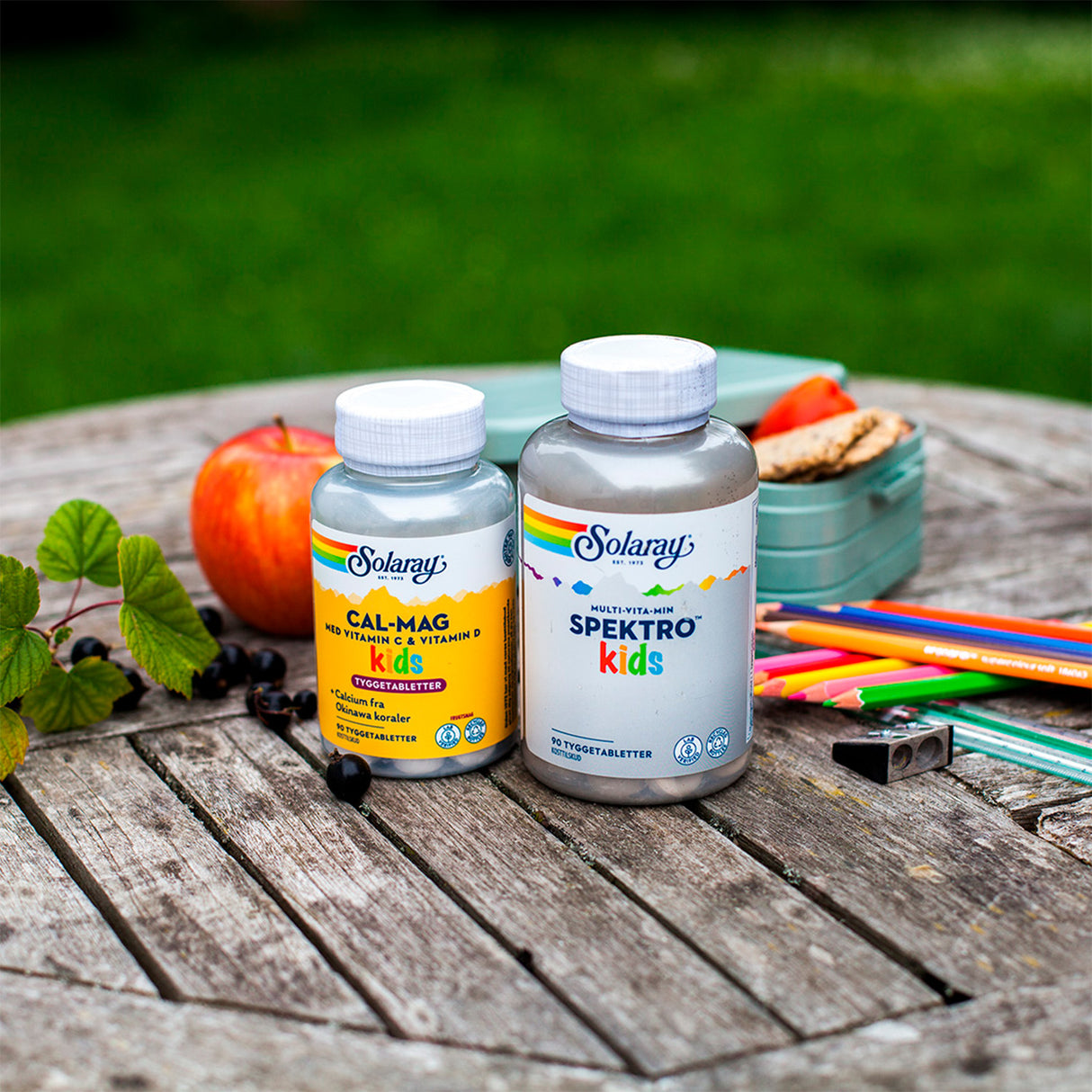 Solaray Cal-mag Kids | 90 Tabl. fra Solaray