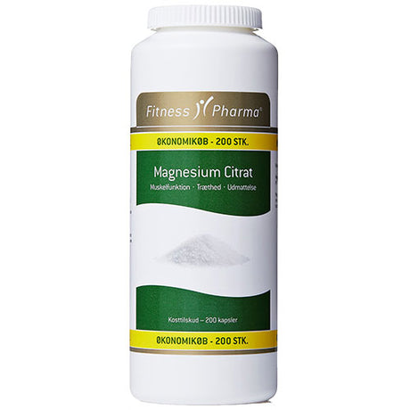 Magnesium Sitrat fra Fitness Pharma