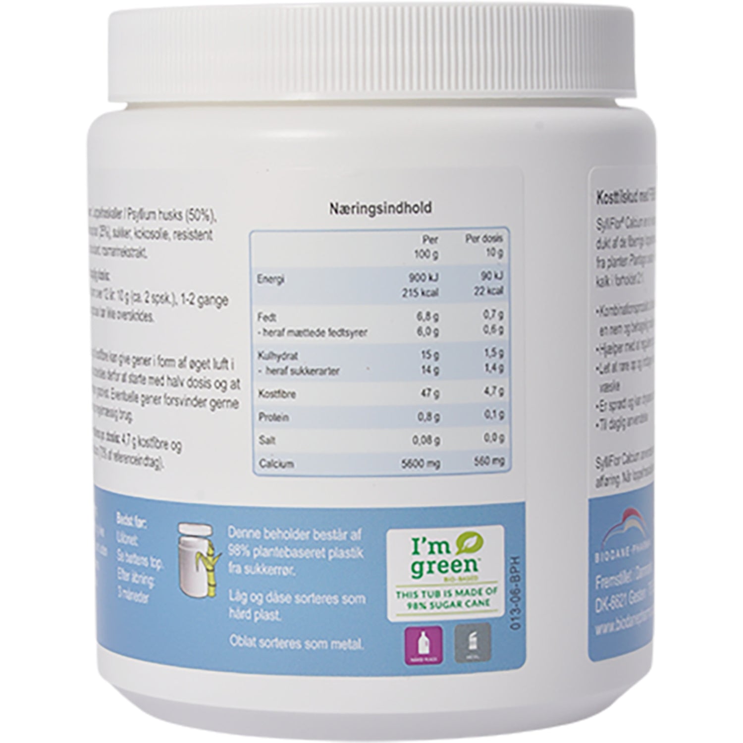 Loppefrøskall med Kalsium fra SylliFlor