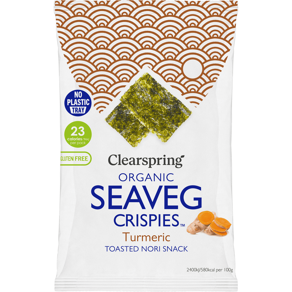Clearspring Tang Chips Gurkemeie Seaveg Crispies Økologisk | 4 g