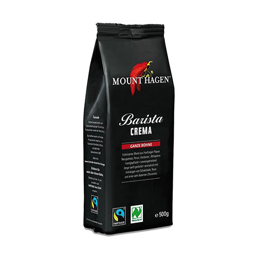 Mount Hagen Kaffebønner Barista Økologisk | 500 gr fra Mount Hagen