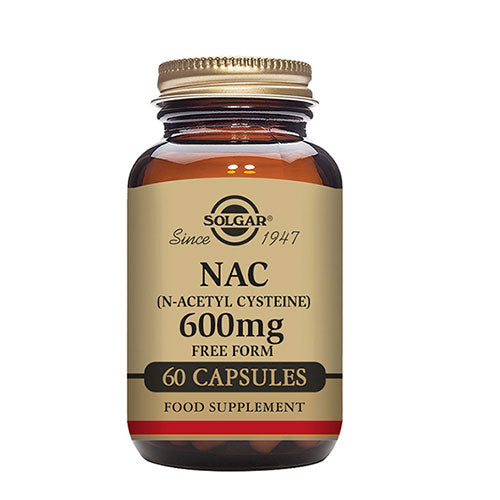 Solgar Nac (N-acetyl Cysteine) 600 Mg | 60 kapsler fra Solgar