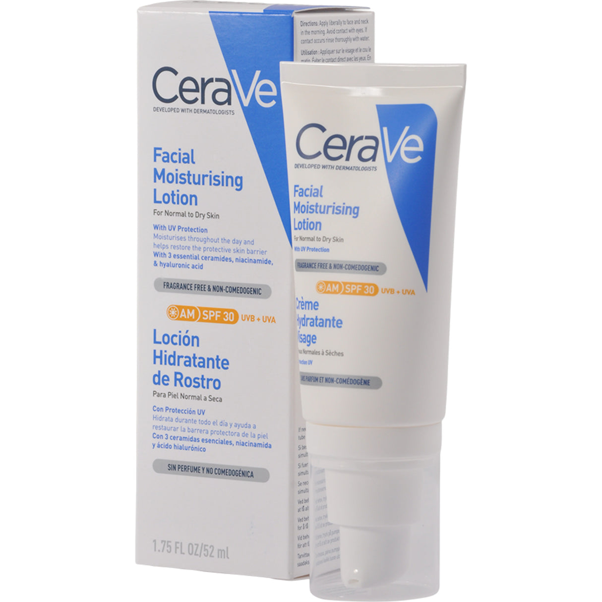 Facial Moisturising Lotion Am Spf30 fra CeraVe