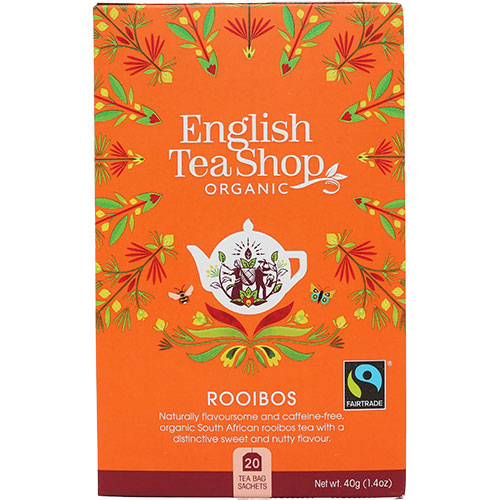 Rooibos Te, Økologisk fra English Tea Shop
