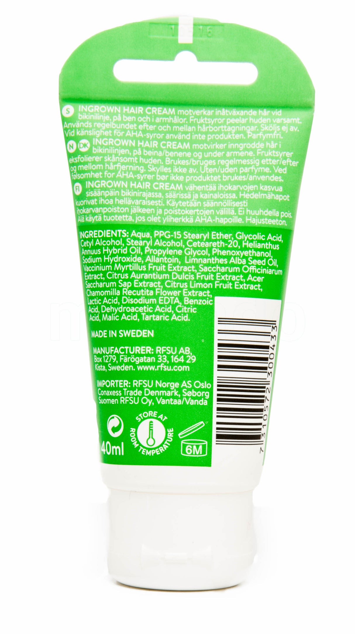 Intim Ingrown Hair Cream fra RFSU