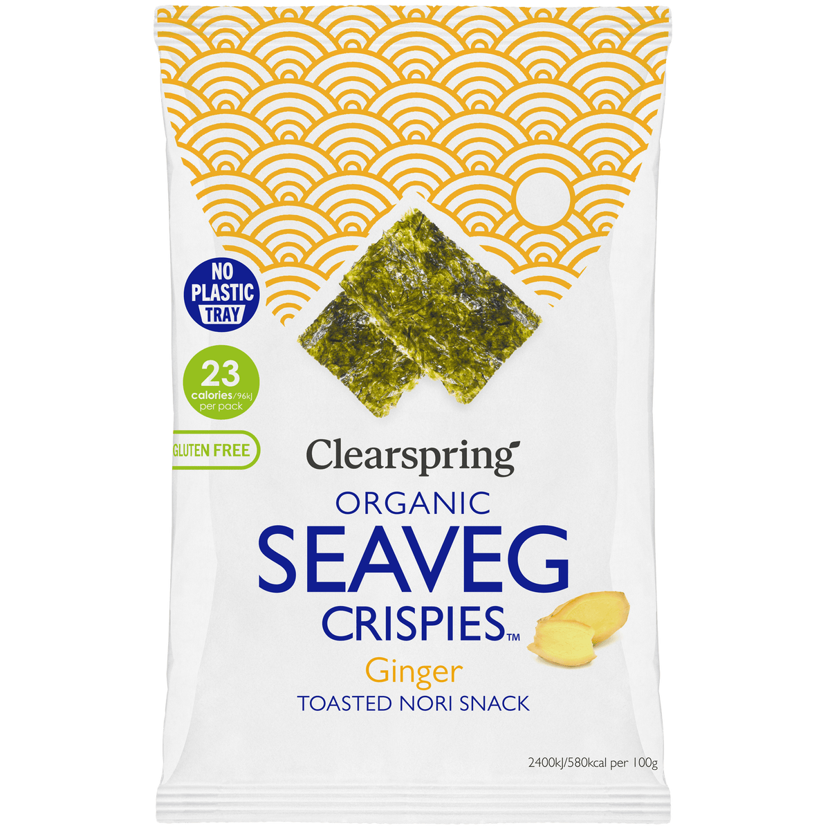 Clearspring Tang Chips Ingefær Seaveg Crispies Økologisk | 4 g