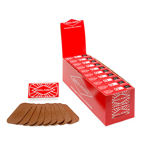 Påleggssjokolade Lys 9 Stk Ø fra Økoladen