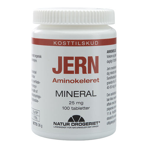 Jern Complex 25 mg Tabletter fra Natur-Drogeriet