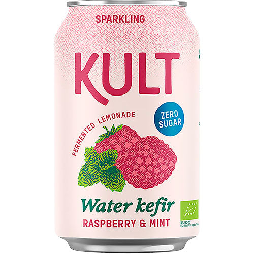 KULT Vannkefir 33 cl | Bringebær & Mynte fra KULT