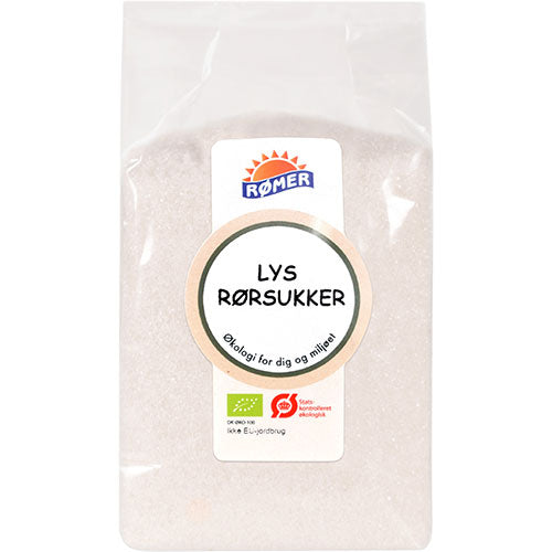 Rømer Rørsukker Lys Fin Økologisk | 500 gr fra Rømer