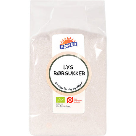 Rømer Rørsukker Lys Fin Økologisk | 500 gr fra Rømer