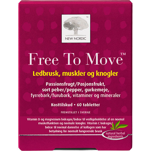 New Nordic Free To Move | 60 Tabl. fra New Nordic