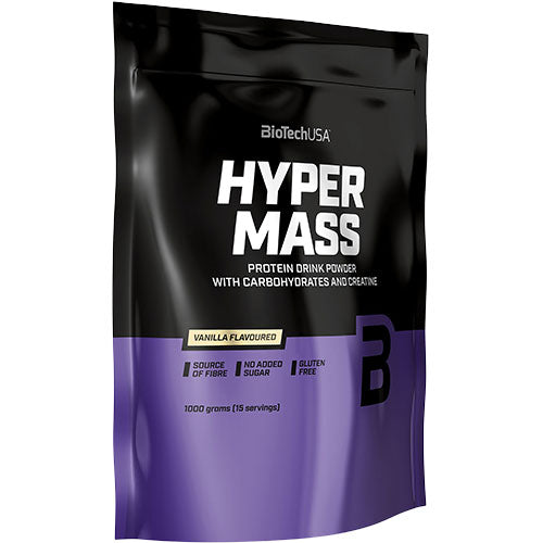 BioTechUSA Hyper Mass Protein Pulver - Vanilje | 1000 gr fra BioTechUSA