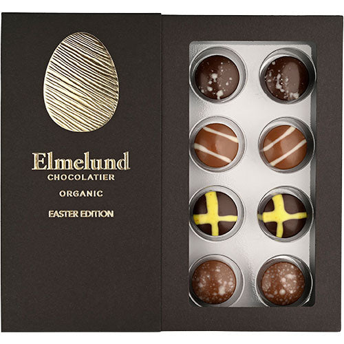 Gaveæske m. fyldte Chokolader 16 stk Ø fra Elmelund