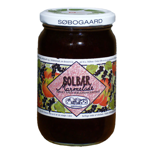 Solbærsyltetøy søtet m. eple Ø fra Søbogaard