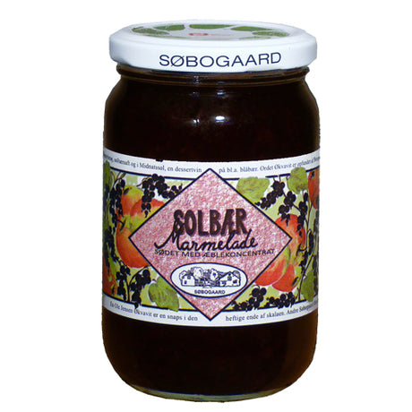 Solbærsyltetøy søtet m. eple Ø fra Søbogaard