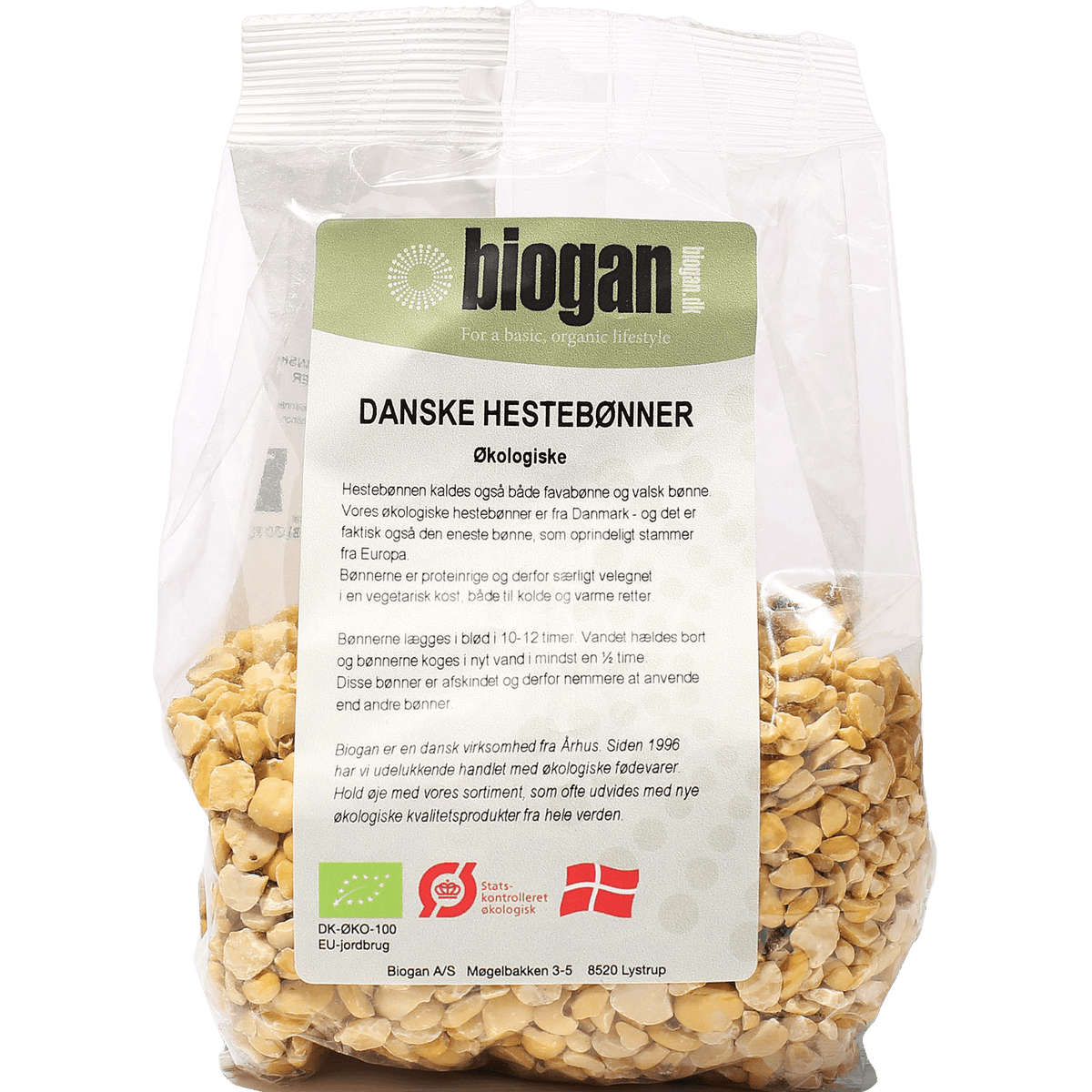 Biogan Favabønner/hestebønner Økologisk | 400 g