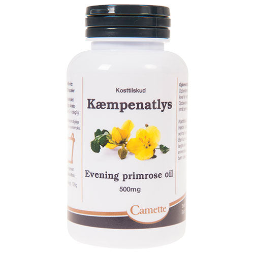 Nattlysolje Evening Primrose oil fra Camette
