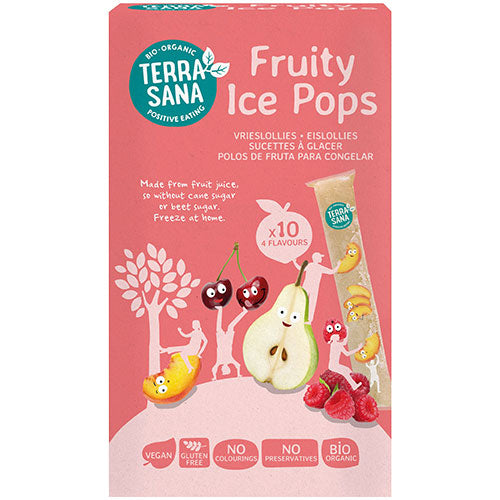 Ice Pops Fruity Ispinner 10stx40ml Øko fra Terrasana