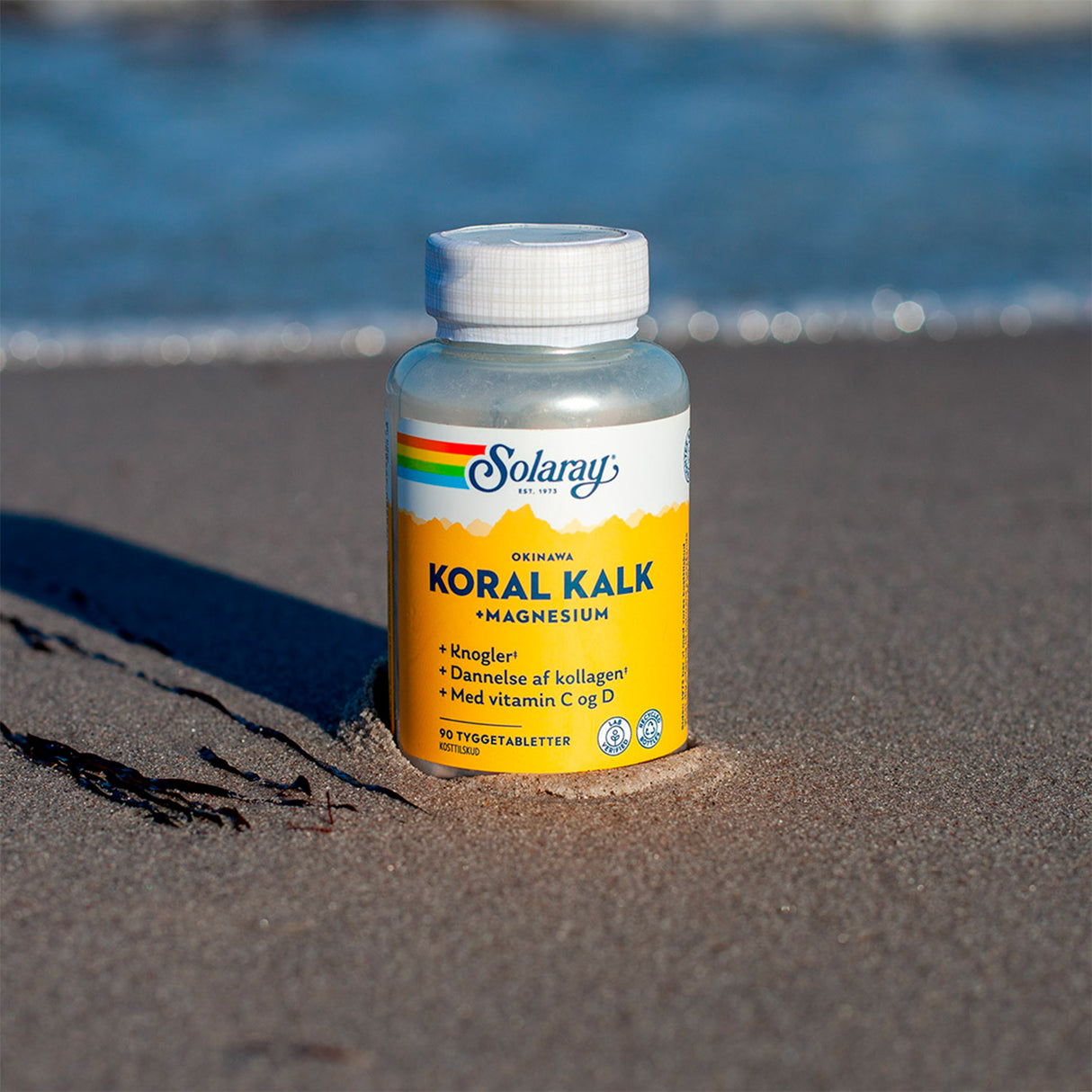 KoralKalk + Magnesium Tyggetablett fra Solaray