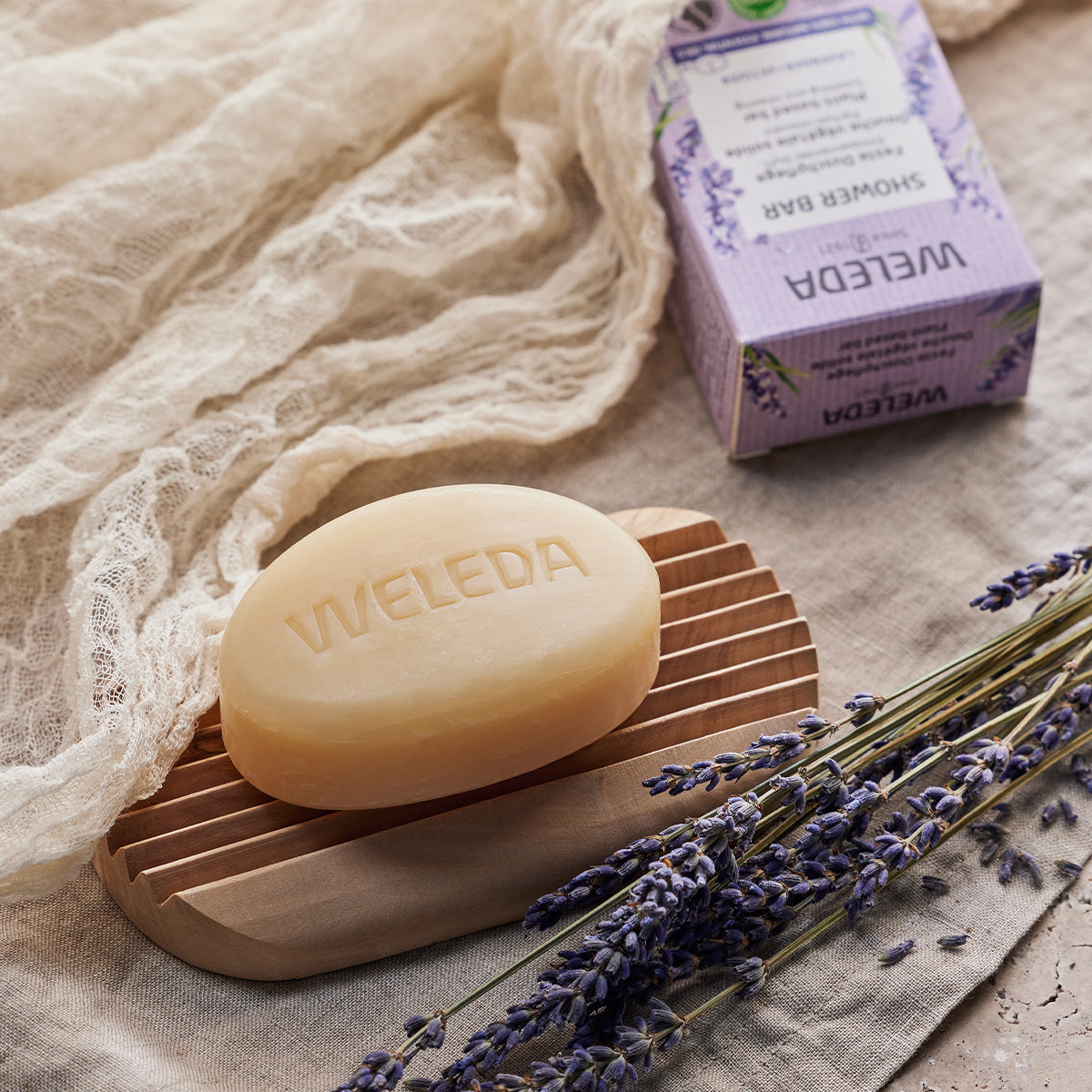 Weleda Shower Bar Lavender | 75 gr fra Weleda