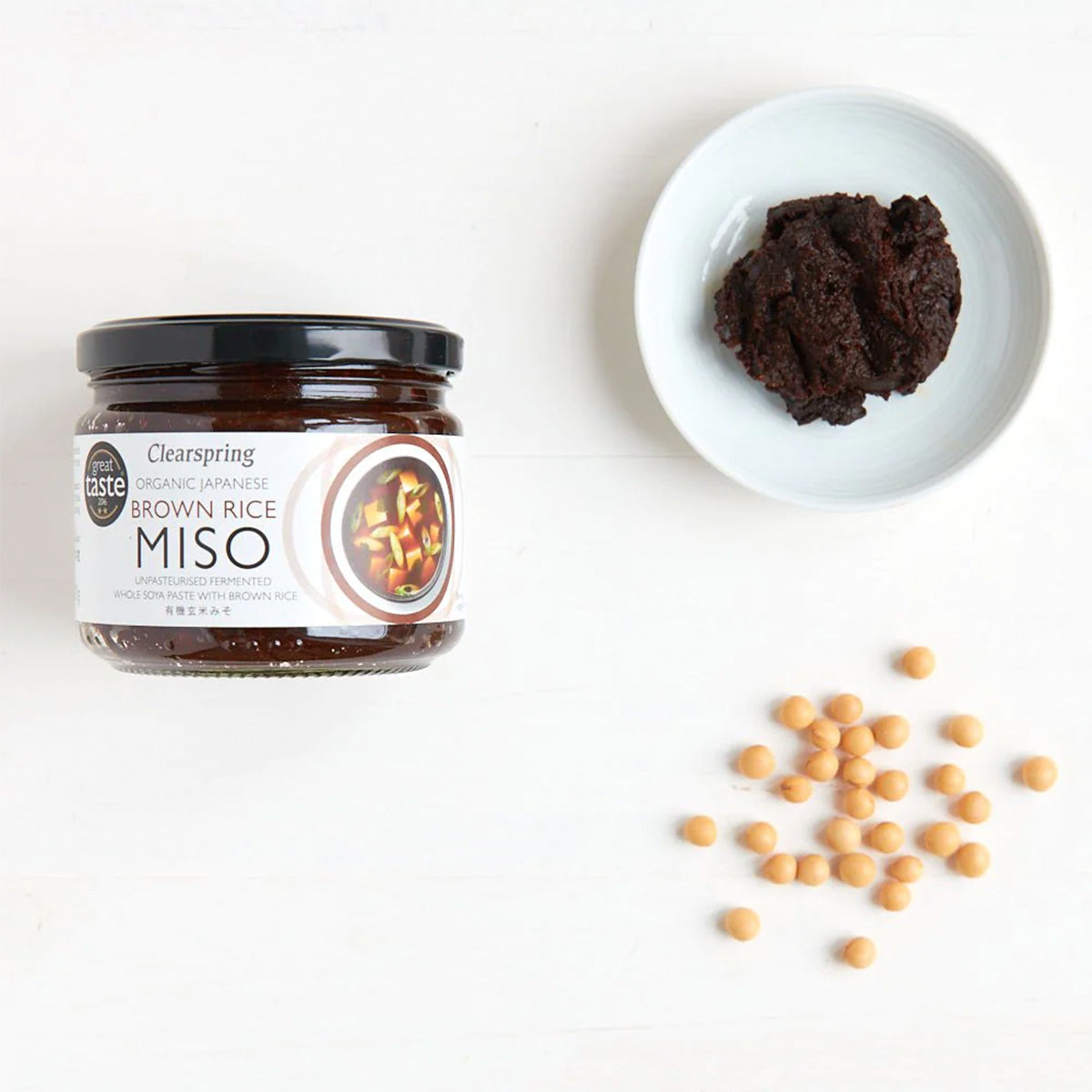 Miso Brown Rice Øko Upasteurisert fra Clearspring