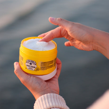 Eksfolierende Fotskrubb fra BI-PRO