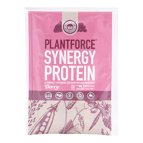 Vegansk Protein Synergy bær fra Plantforce
