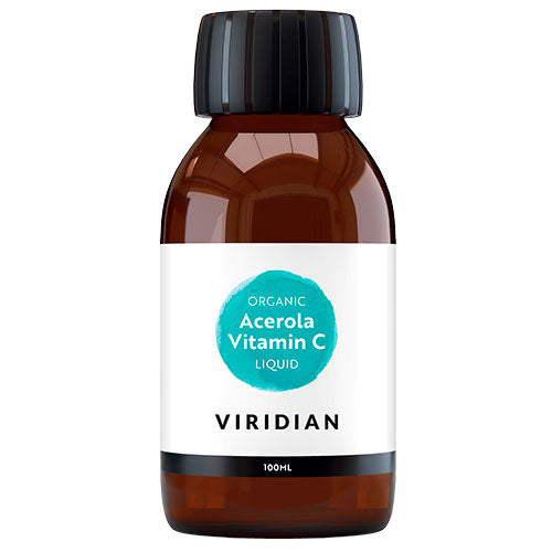 Acerola C Vitaminflytende Øko fra Viridian Nutrition