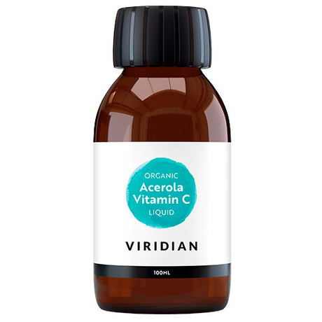 Acerola C Vitaminflytende Øko fra Viridian Nutrition