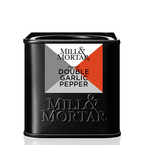 Double Garlic & Pepper Øko fra Mill & Mortar