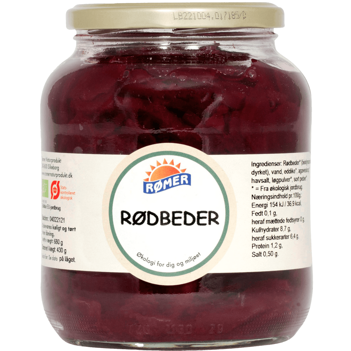 Rømer Rødbeter i Glass Demeter Økologisk | 680 g