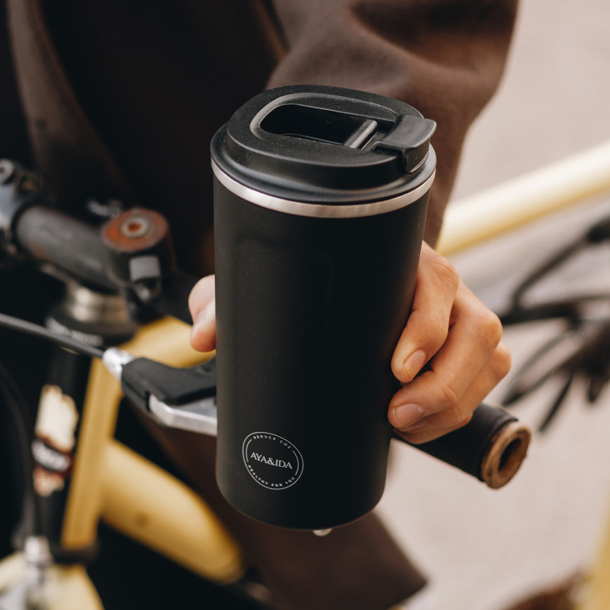 Termokrus Rustfritt Stål Matt Svart fra AYA&IDA