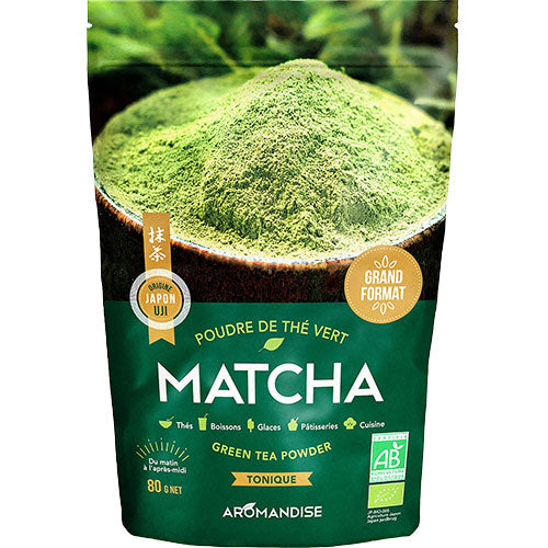 Aromandise Matcha Grøn Te Pulver Ø | 80 gr fra Aromandise