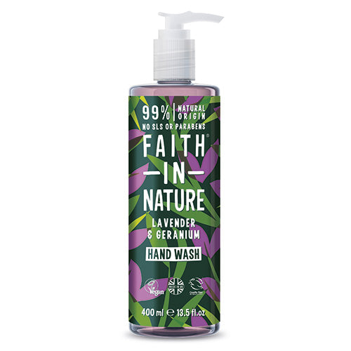 Lavender & Geranium Hand Wash fra Faith in Nature