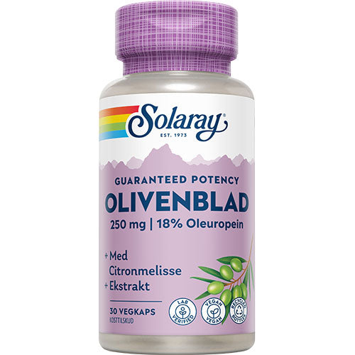Solaray Olivenblad | 30 kapsler fra Solaray
