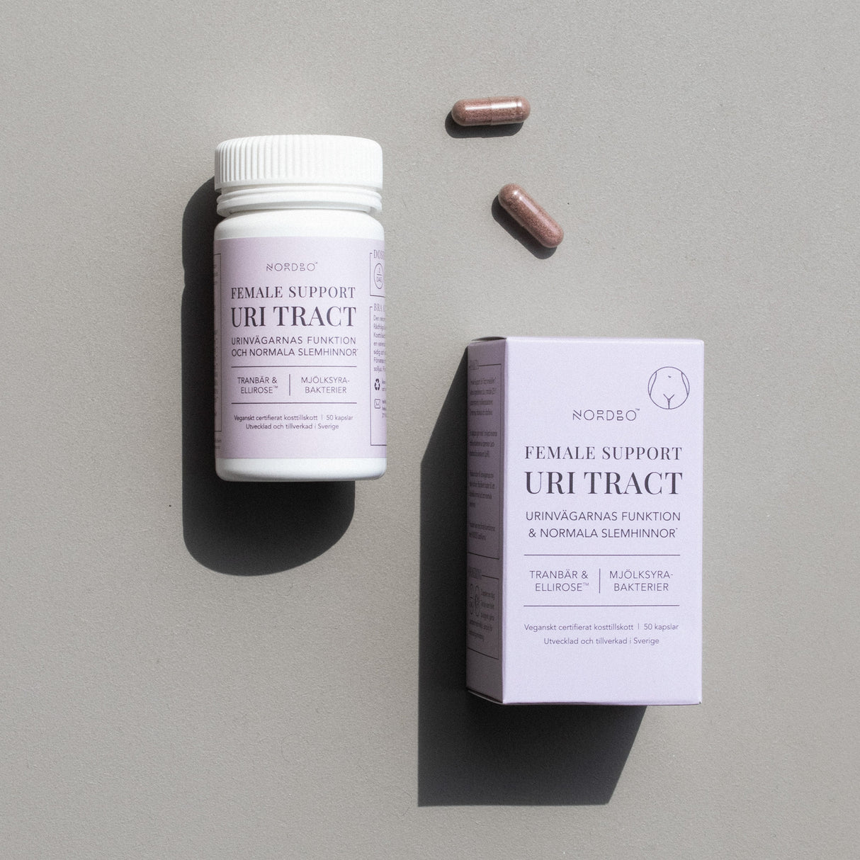 NORDBO Female Support Uri Tract | 50 kapsler