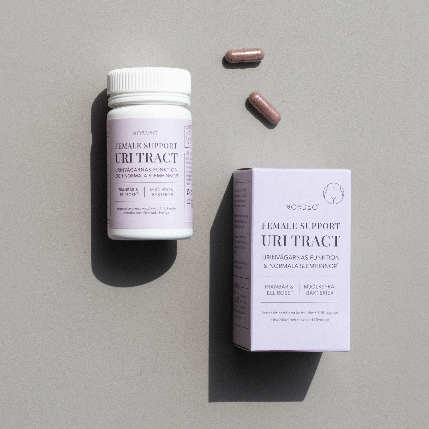 NORDBO Female Support Uri Tract | 50 kapsler