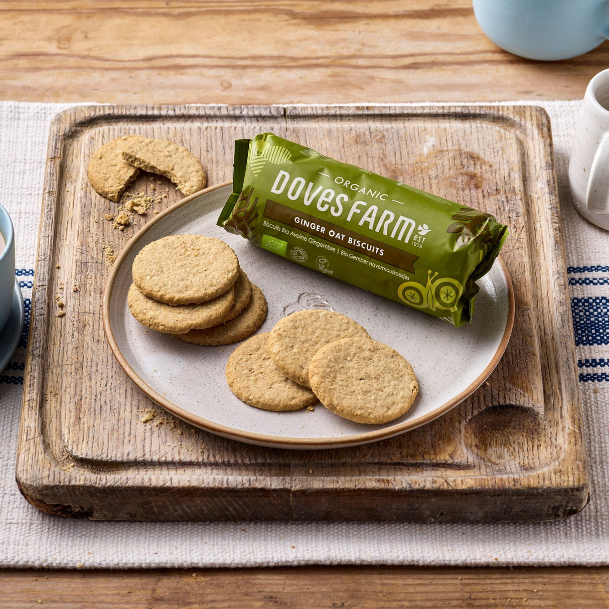 Ginger Havrekjeks Økologisk fra Doves Farm