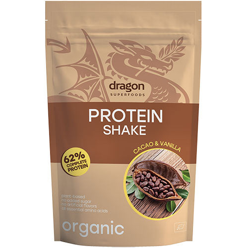Proteindrikk Kakao & Vanilje Økologisk fra Dragon Superfoods
