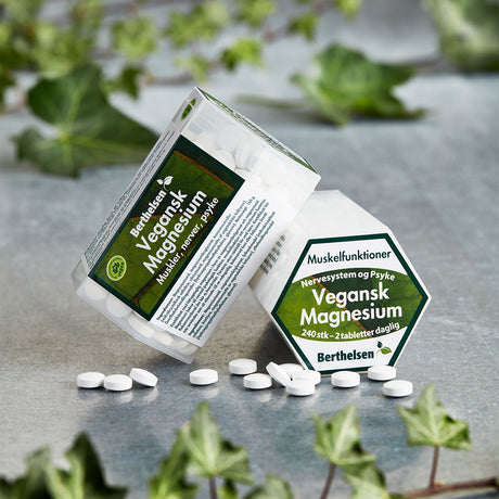 Berthelsen Magnesium Vegansk | 240 Tabl. fra Berthelsen